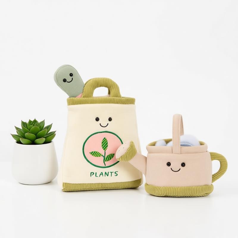 Plant Parental - 정원 가꾸기 플러시 장난감 식물 가방