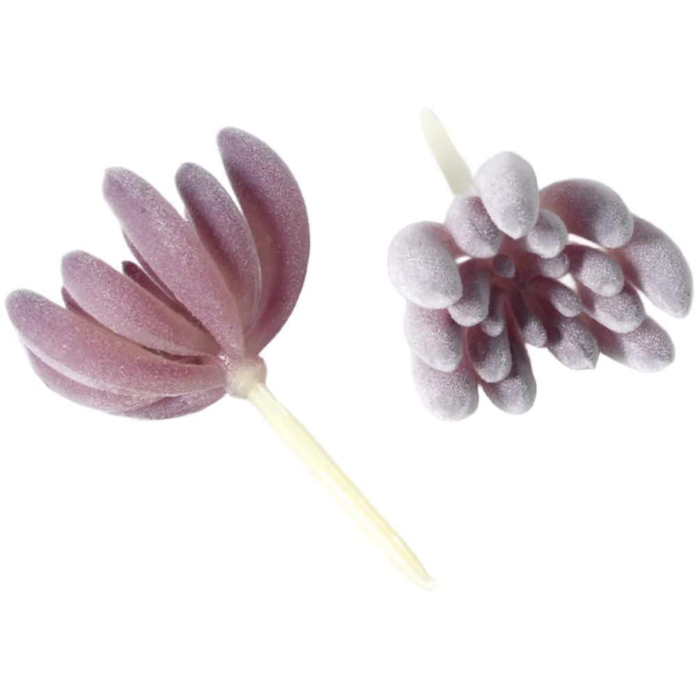 PVC 플록 처리된 보라색 인조 다육식물, 작은 공간  - Succulent Arrangement Mini 리뷰 및 가격