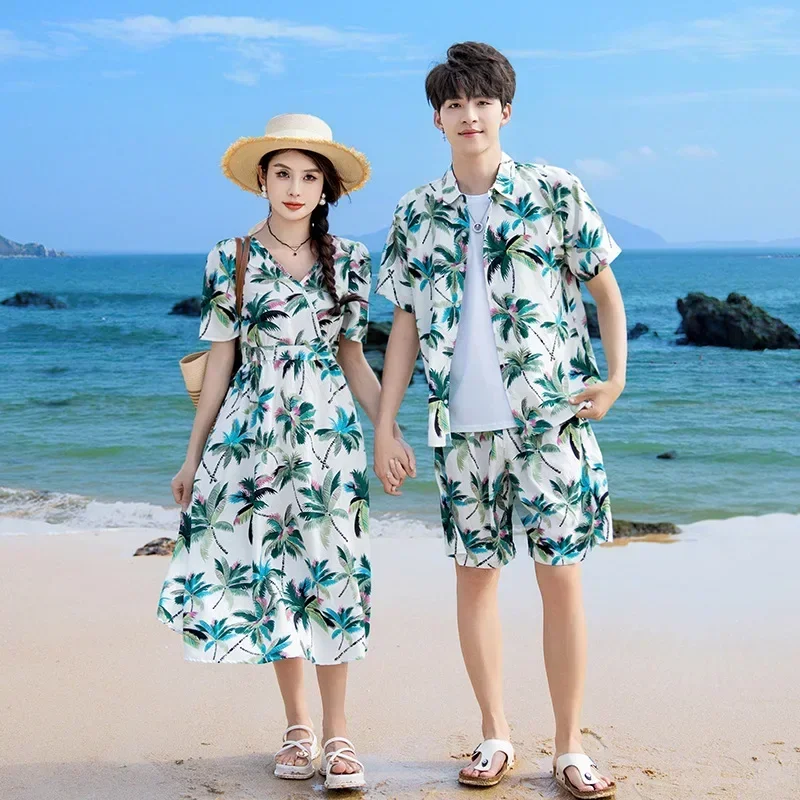 휴가 커플룩 부모-자녀 의류, 엄마 딸 원피스 아빠 아 - Plant Parental 리뷰 및 가격