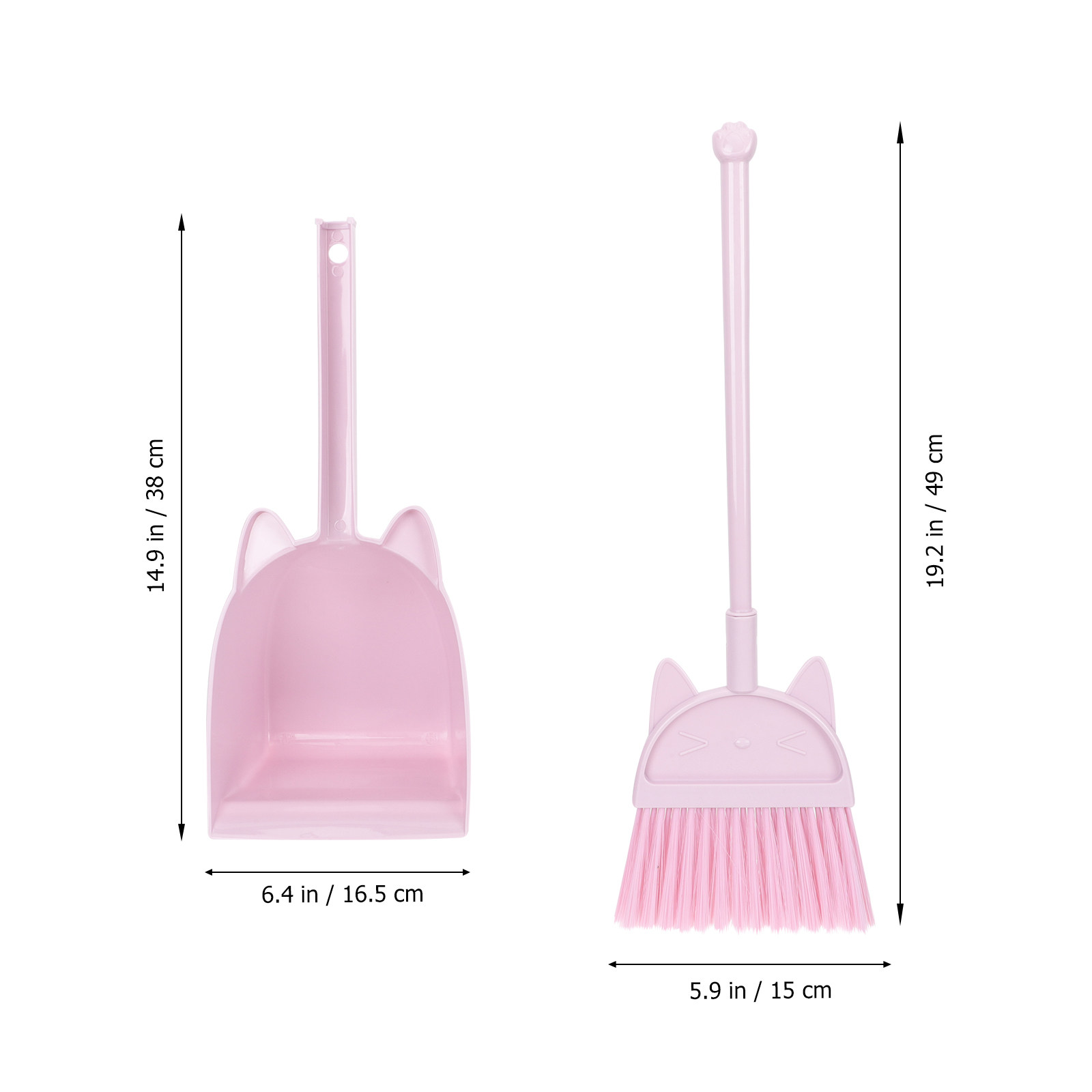 어린이 청소 빗자루 세트 1세트, 가벼운 플라스틱 빗자 - Plant Parental 리뷰 및 가격