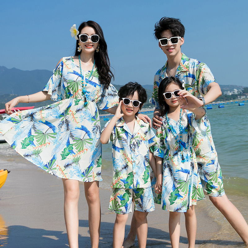 휴가 커플 룩 부모 자식 옷, 해변 가족 매칭 의류,  - Plant Parent Clothing 리뷰 및 가격